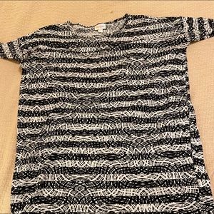 Black and off white Lularoe Irma